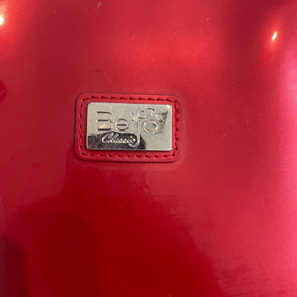 Beijo patented Red and Black leather handbag - Picture 3 of 7